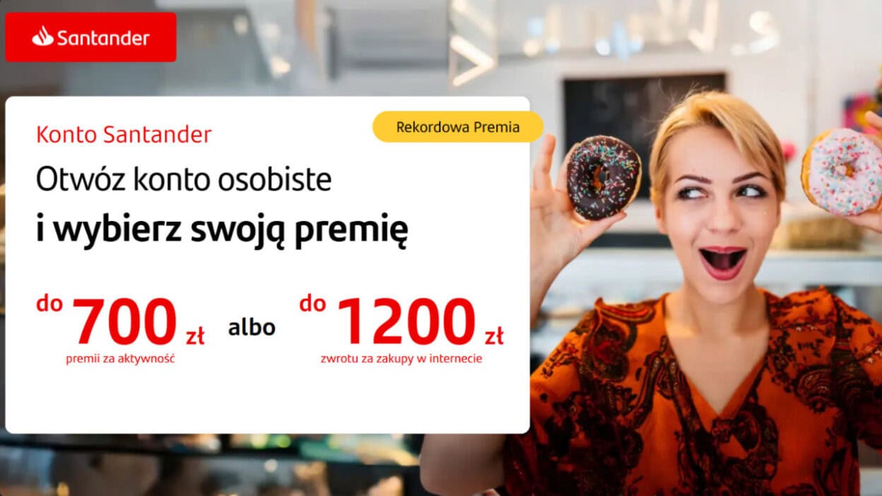 Santander Osobiste 1600 zł